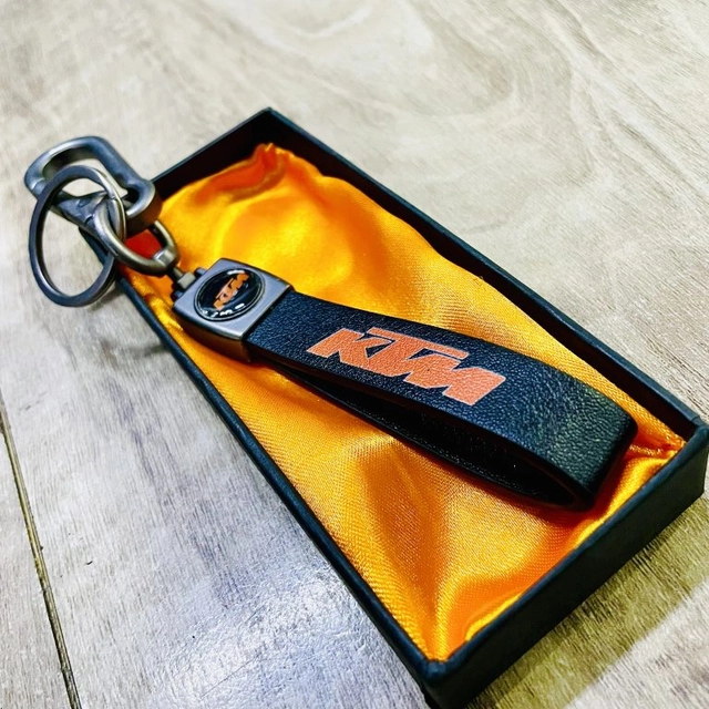 Metal KTM Bike Keychain (Black)