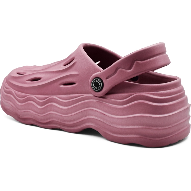 Textured Clogs For Women (Violet, 5)