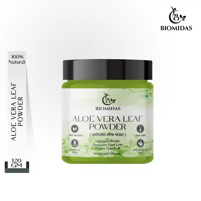 Biomidas Aloe Vera Leaf Powder (120 g)