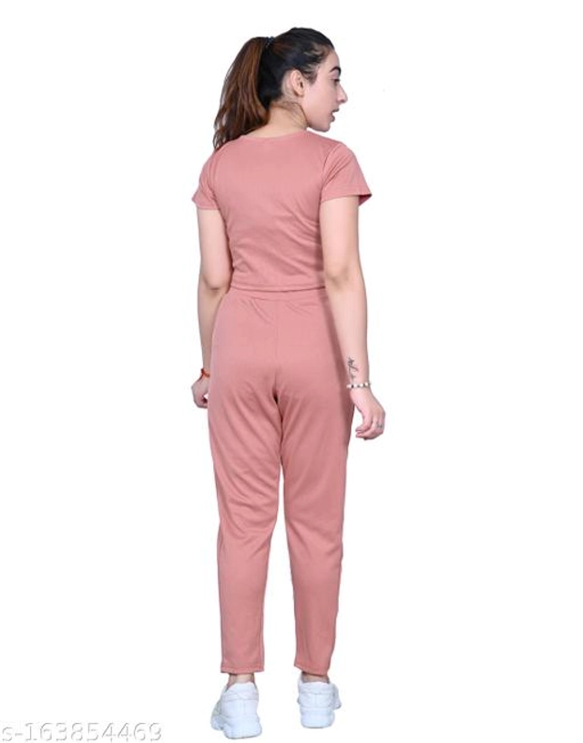 Polycotton Tracksuit for Women (Pink, S)