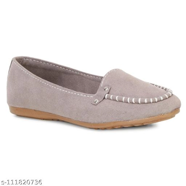 Loafers for Women (Grey, 3)