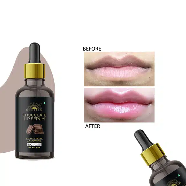 Desi Crew Chocolate Lip Serum for Unisex (30 ml)