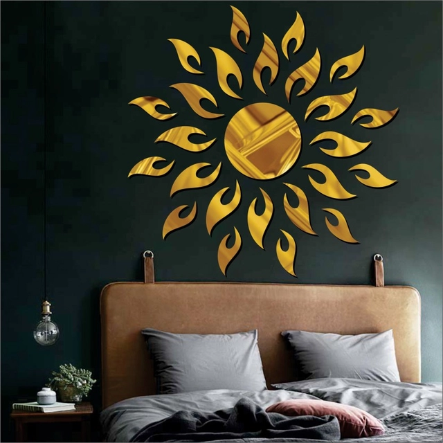 Sun Golden Self Adhesive Sticker (114.3 cm ,Pack of 25)