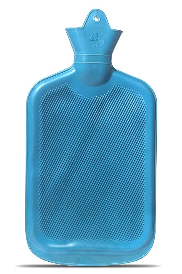 Rubber Hot Water Bag for Pain Relief (Multicolor, 2 L)