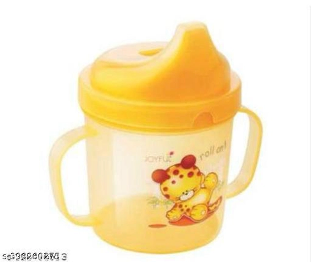 Plastic Sipper for Baby (Yellow, 250 ml)