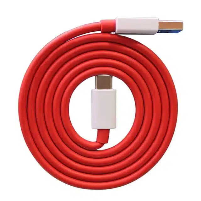 Type-C Wrap Charging Data Cable (Red, 1 m)