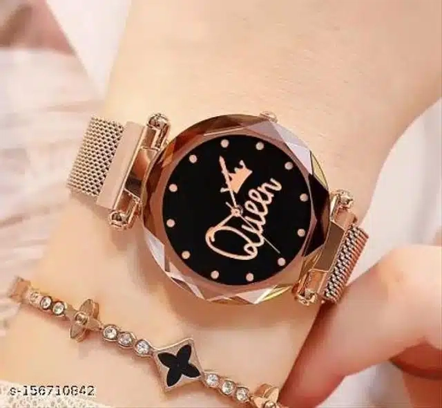 Analog Watch for Women (Gold)