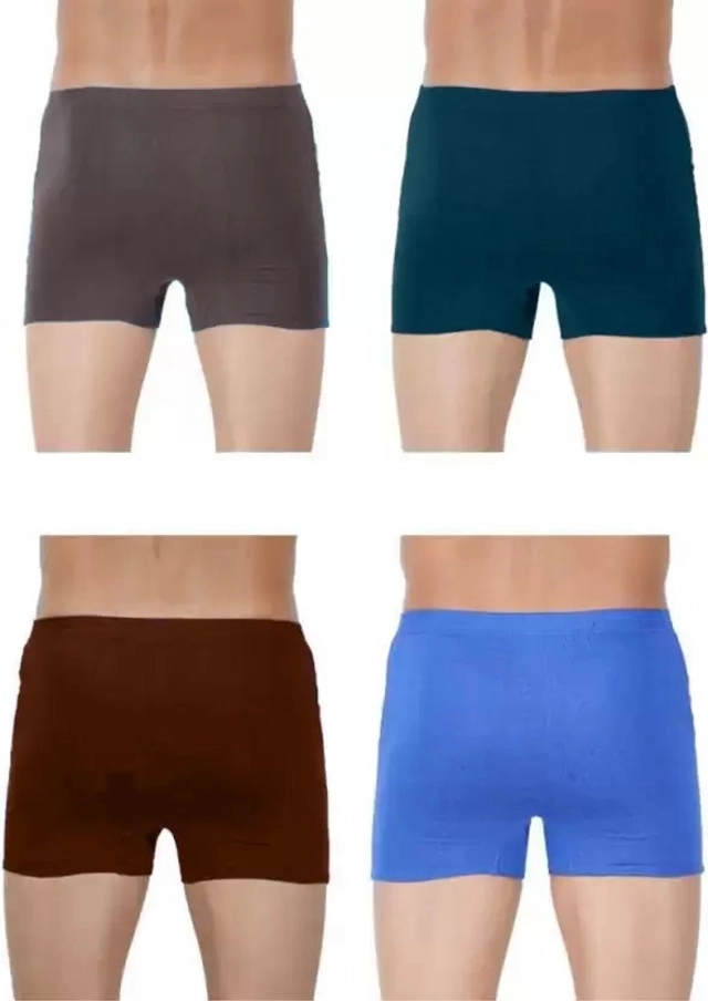 Cotton Trunks for Men (Multicolor, 85) (Pack of 4)