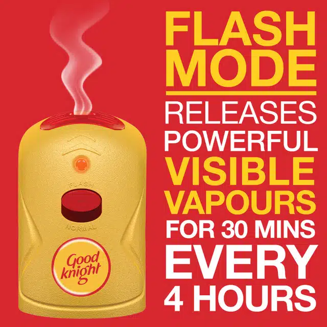 Good Knight Gold Flash Liquid Vapourizer - Mosquito Repellent Refill - Pack Of 4 (45 ml Each)