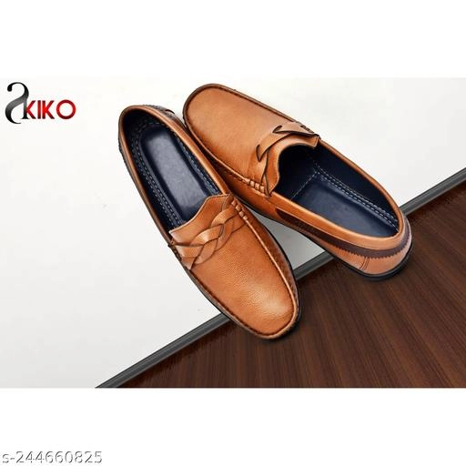 Loafers for Men (Tan, 6)