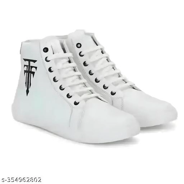 Boots for Men (White, 6)