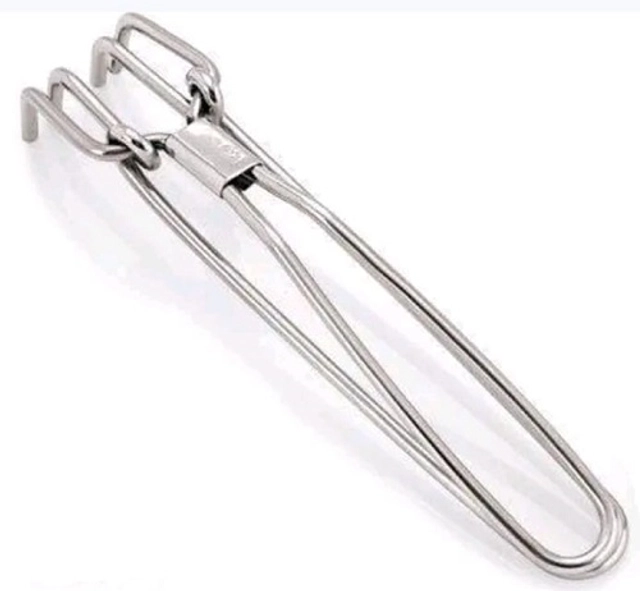 Stainless Steel Cooking Tong (Silver)