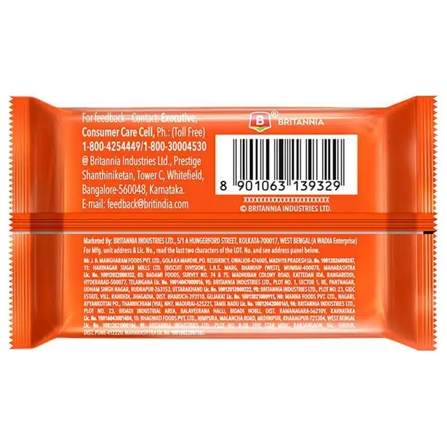 Britannia Bourbon The Original Chocolate Cream Biscuits, 14X60 g (Pack Of 14)