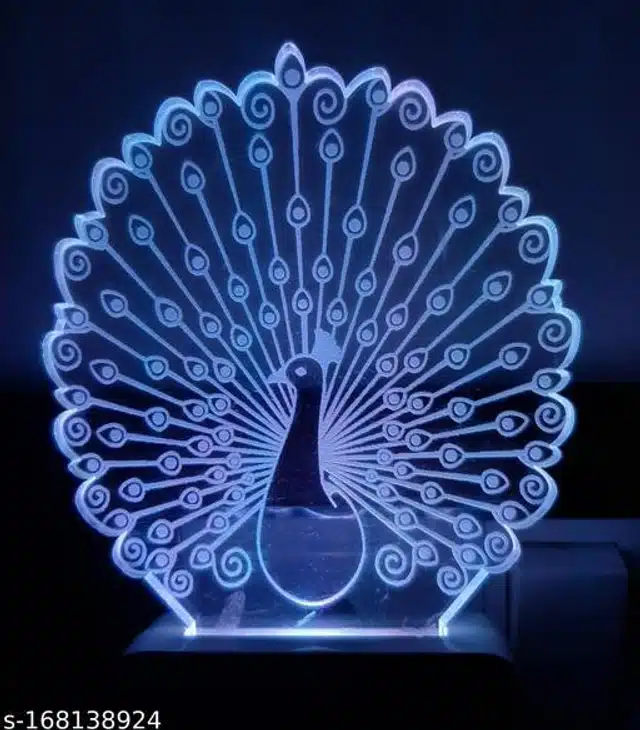 3D LED Night Lamp (Multicolor)