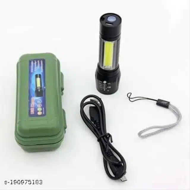 Rechargeable Long Range Search Torch Light (White)