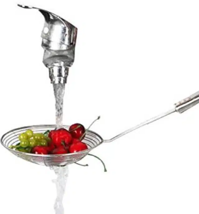 Stainless Steel Deep Fry Strainer (Silver)