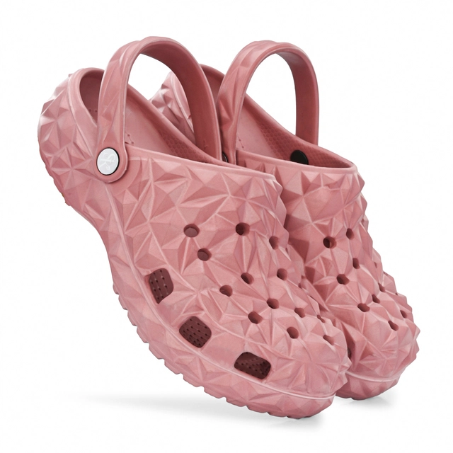 Clogs for Women (Pink, 4)