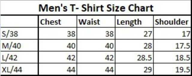 Divine Crepe Men Printed T-shirt (White, L) (DC-24)