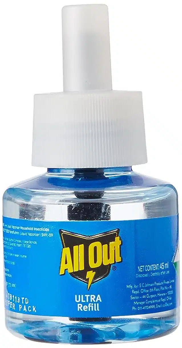 All Out Ultra Power+Slider Dengue Mosquitoes (Machine + Refill)45 ml