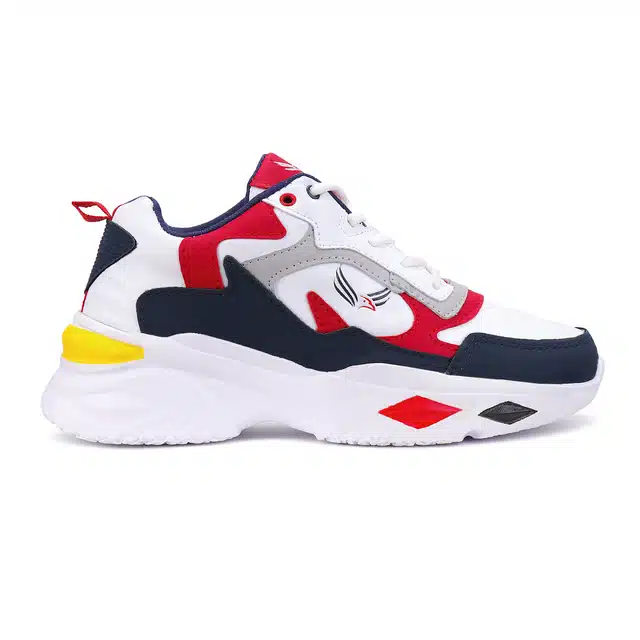 Sports Shoes for Men (Red, 8)