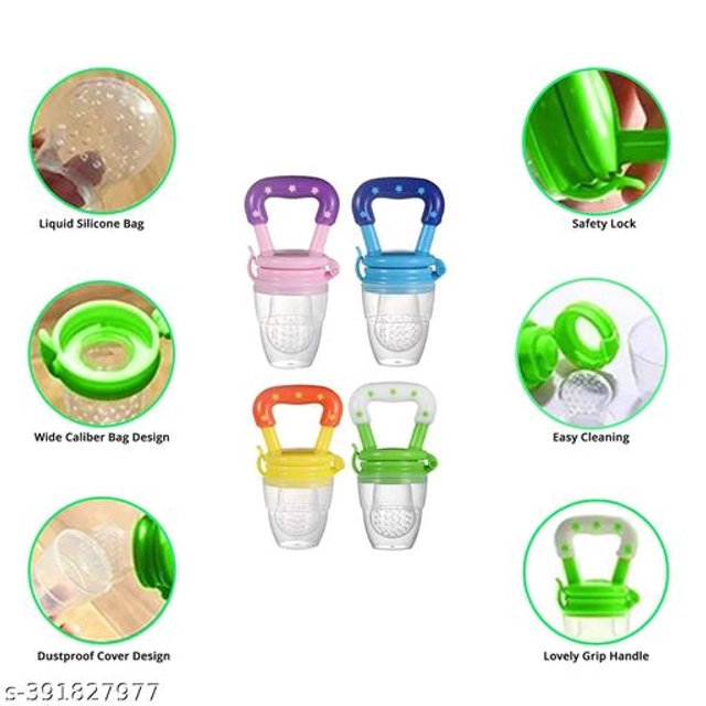 Silicone Fruit Nibbler for Baby (Multicolor)