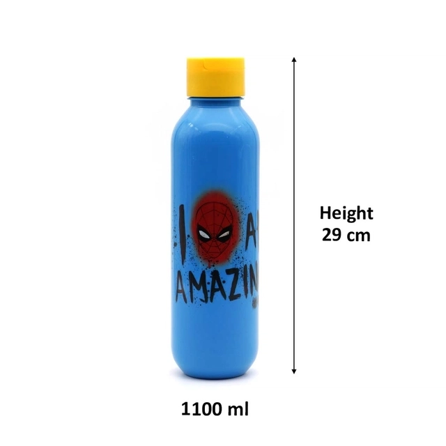 GLUMAN Claro Spout Bottle Spiderman-Anti Bacterial (1100 ml, Pack of 1)