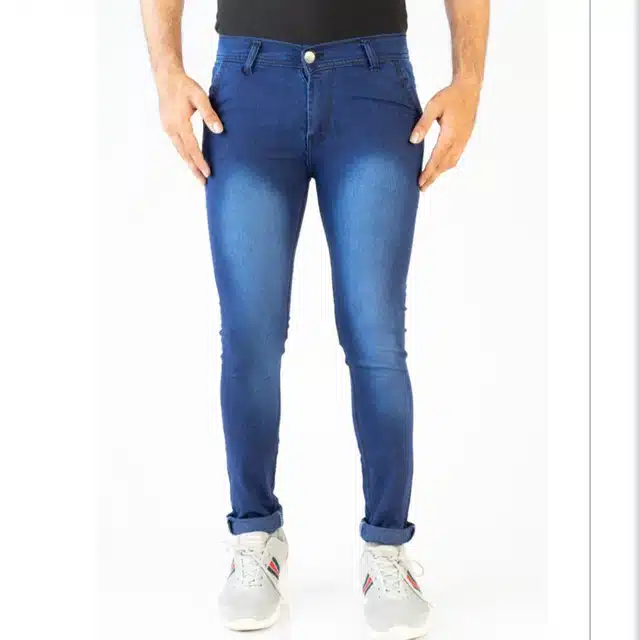 Denim Jeans for Men (Blue, 26)