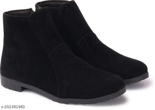 Boots for Women (Black, 3)