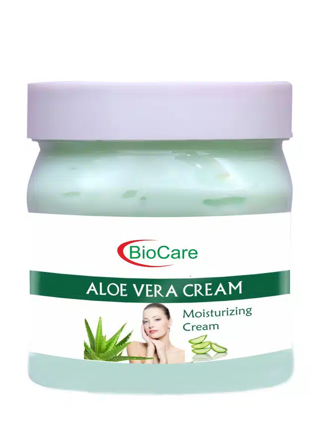 Biocare Aloevera Cream (500 ml) with Chocolate Scrub (500 ml) (Combo of 2) (A-349)