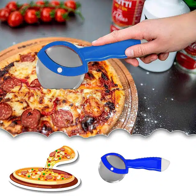 Stainless Steel Non-Slip Pizza Cutter (Assorted)