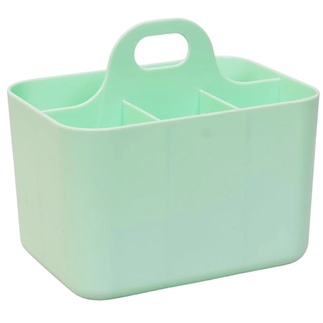 Plastic Multipurpose Storage Basket (Green)