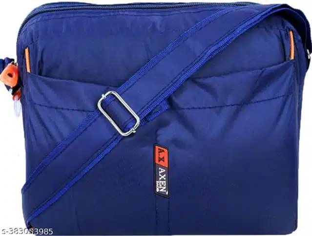 Polyester Sling Bag for Men & Women (Blue)