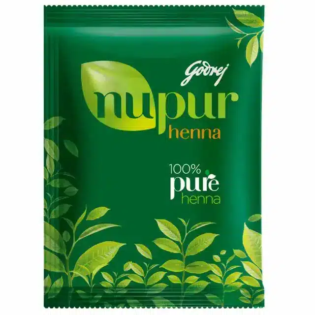 गोदरेज नूपुर 100% प्योर हिना पाउडर फॉर हेयर कलर (मेहंदी) 75 g