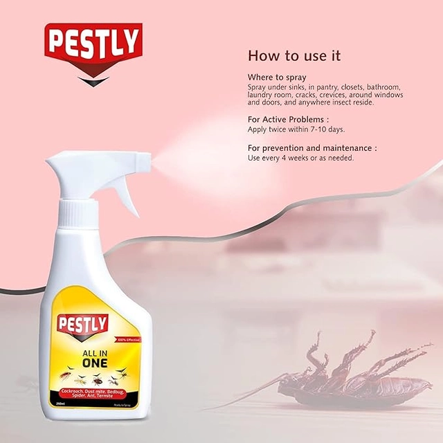 Pestly All in One Bugs Removal Spray (250 ml)