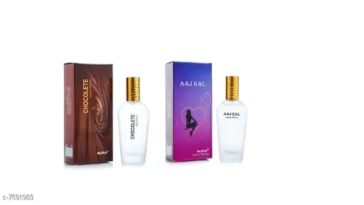 Wildplay Chocolete & Aajkal Perfume Spray for Women (25 ml, Set of 2)