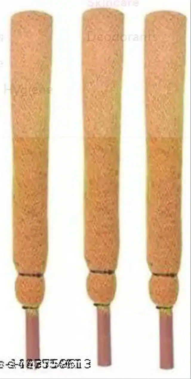 Wooden Moss Stick (Brown, 2 feet) (Pack of 3)