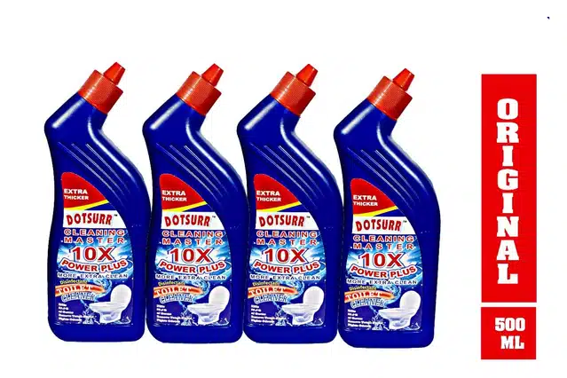 Cleaning Master Disinfectant Toilet Cleaner (Pack of 4, 500 ml)