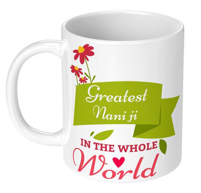 Greatest World Printed White Mug Microwave Safe Ceramic Tea Coffee Mug (Multicolor, 350 ml) (GT-330)