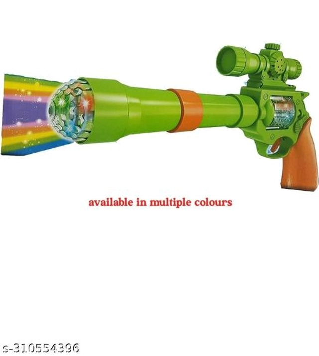 Musical Gun Toy for Kids (Green)