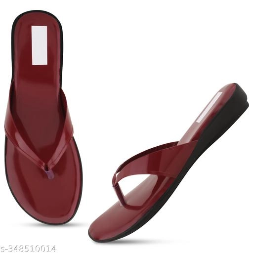 Slippers for Women (Maroon, 3)