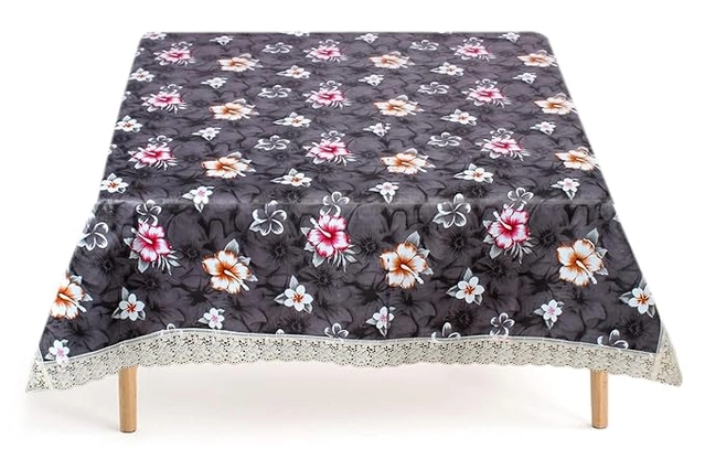 PVC Printed Table Cover (Multicolor, 40x60 inches)