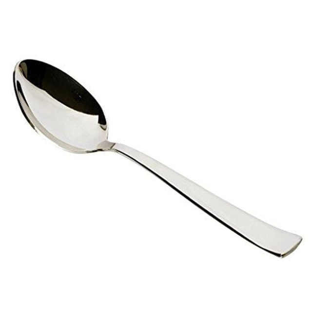 Stainless Steel Spoons Set (Silver, Pack of 12)