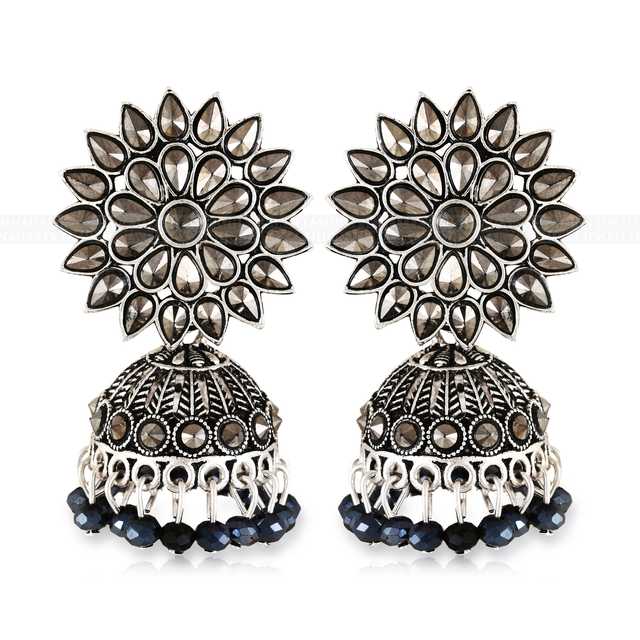 Vighnaharta Oxidised  German Shimmering Charming  Bollywood Earring Vfj1293Erg (Gold, ) (V-165)