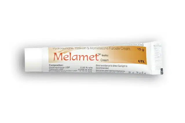 Melamet Cream for Shiny Skin (Pack of 2, 15 g)