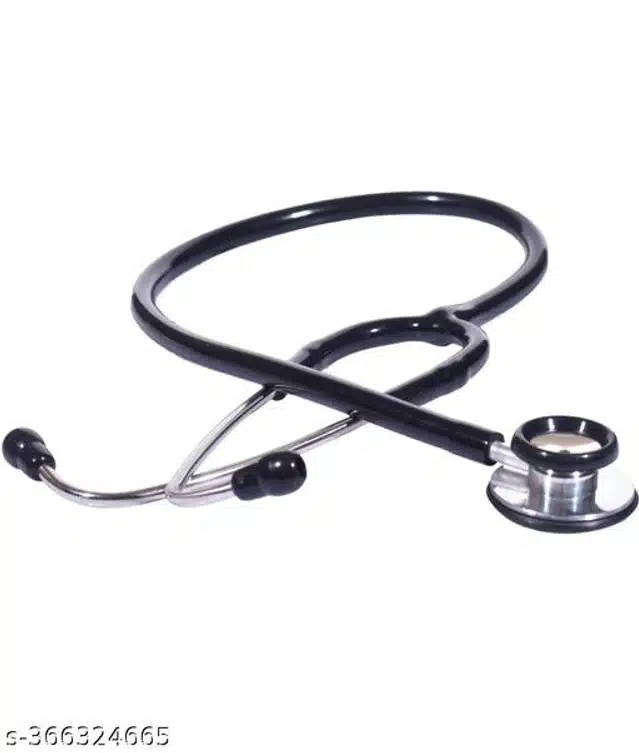 Dual Head Stethoscope (Black)