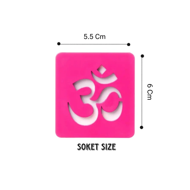 OM Fancy 3D LED Diwali Light (Pink & White)