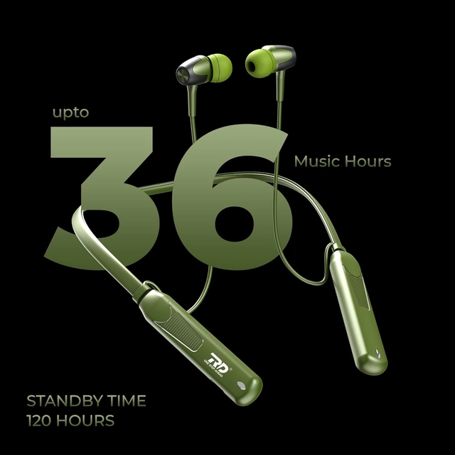 TRD Wireless Bluetooth in-Ear Neckband (Green)