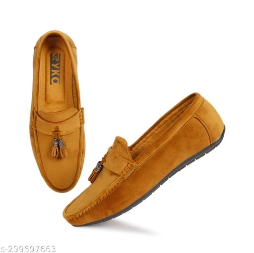 Loafers for Men (Beige, 6)