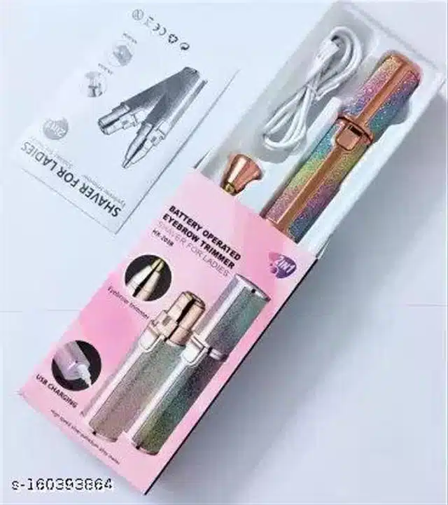 2 in1 Eyebrow Trimmer (Multicolor)