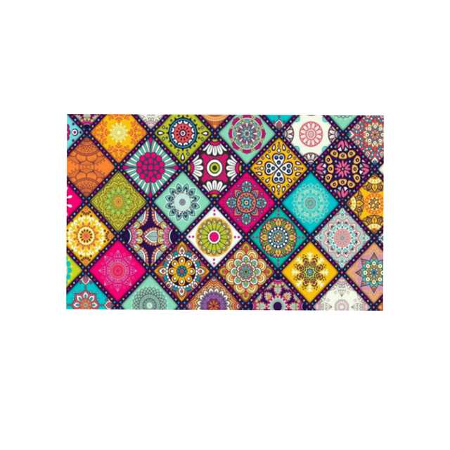Multipurpose Refrigerator Mats (Multicolor, 12 X 17 Inch) (Pack of 8) (W-140)